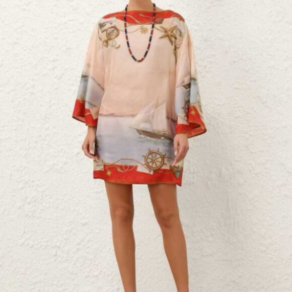 Zimmerman Linen Midi Dress - Picture 6 of 8